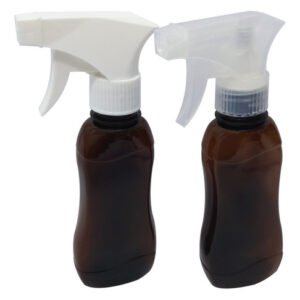 26 Frascos Plásticos Âmbar Pet 200ml Válvula Gatilho Cat