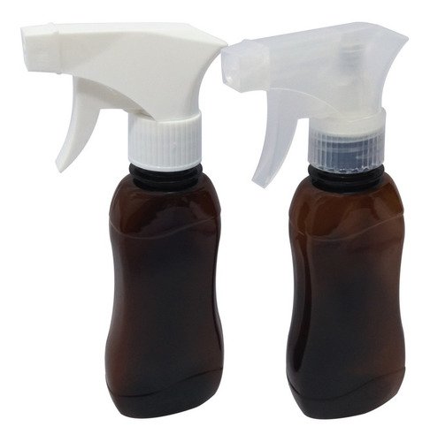 26 Frascos Plásticos Âmbar Pet 200ml Válvula Gatilho Cat