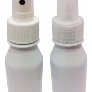 15 Frascos Plásticos Branco 60ml Vazio C/ Válvula Spray S