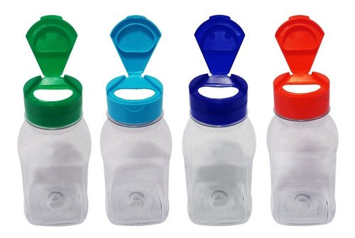 100 Frascos Plástico Cristal Pet 200ml Tampa Fliptop Cap Qua - Imagem 2