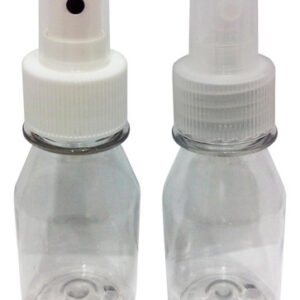 812 Frascos Plásticos Cristal 60ml Vazio C/ Válvula Spray S