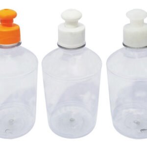 48 Frascos Plástico Cristal Pet 500ml C/ Tampa Pushpull Far