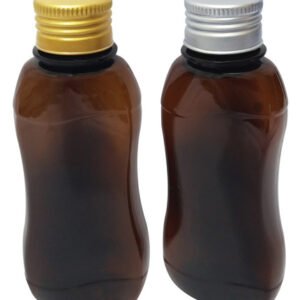 486 Frascos Plástico Âmbar Pet 200ml Tampa Aluminio S/ Cat