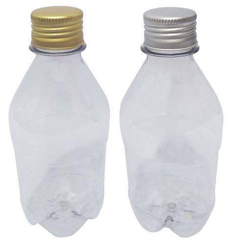 306 Frascos Plástico Cristal Pet 350ml Tampa Aluminio S/ Agu