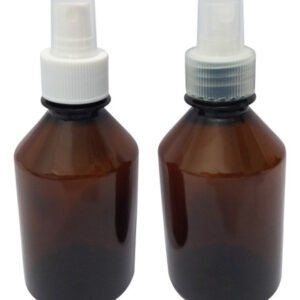 362 Frascos Plásticos Âmbar Pet 250ml Válvula Spray S Far
