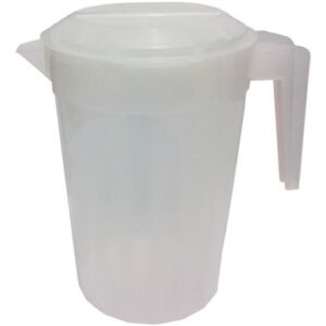 48 Jarras Plásticas Incolor De 2l Lavável Com Tampas