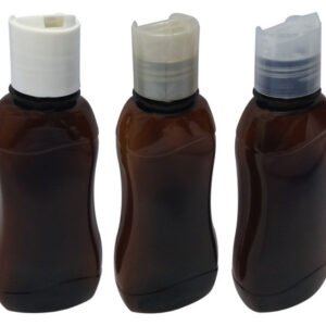 112 Frascos Plástico Âmbar Pet 200ml C/ Tampa Disktop Cat