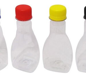 116 Frascos Plástico Cristal Pet 200ml Tampa Rosca Lacre Mol