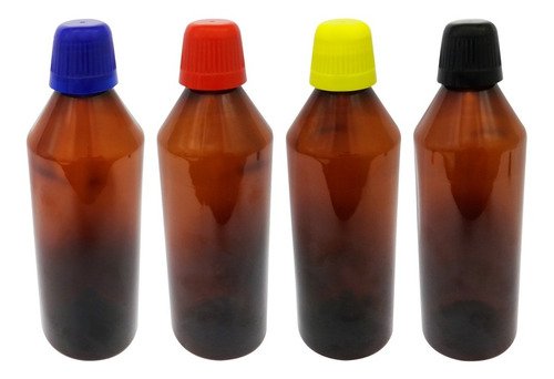 108 Frasco Plástico Âmbar Pet 500ml Tamp Dosadora 20ml Cos - Imagem 2