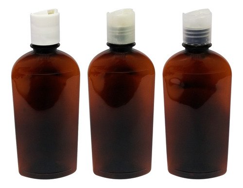 285 Frascos Plástico Âmbar Pet 400ml C/ Tampa Disktop Min - Imagem 2