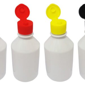 20 Frascos Plástico Branco Pet 250ml C/ Tampa Fliptop Far