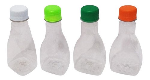 378 Frascos Plástico Cristal Pet 200ml Tampa Rosca Lacre Mol - Imagem 2