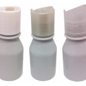 20 Frascos Plásticos Branco Pet 60ml Shampoo Tampa Disktop
