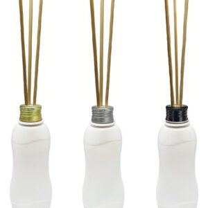 270 Frascos Plástico Branco 200ml Tampa Difusor Varetas Cat