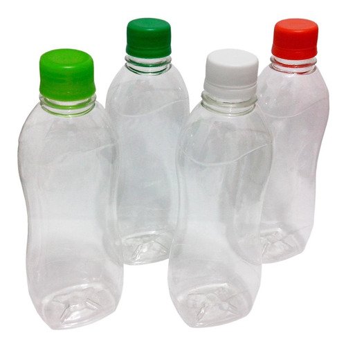 300 Frascos Plástico Cristal Pet 360ml Tampa Rosca Lacre Cat - Imagem 2
