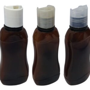 253 Frascos Plástico Âmbar Pet 200ml C/ Tampa Disktop Cat