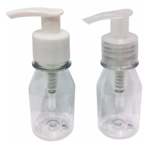 15 Frascos Plásticos Cristal 60ml Válvula Bico Pato S Far