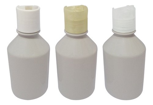 180 Frascos Plástico Branco Pet 250ml C/ Tampa Disktop Far
