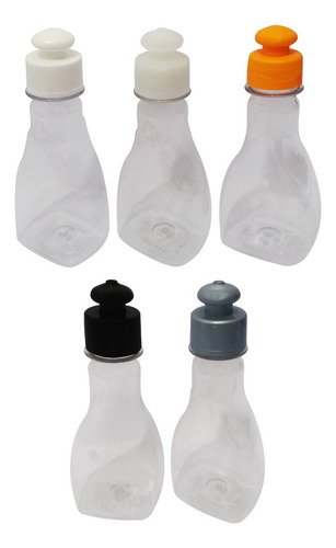 116 Frascos Plástico Cristal Pet 200ml C/ Tampa Pushpull Mol - Imagem 3