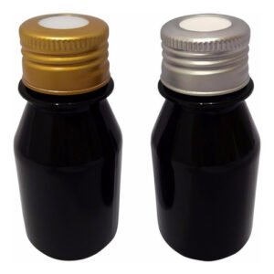 20 Frasco Plástico Âmbar Pet 60ml Tampa Difusor C/ F Far