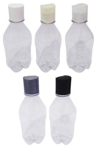 16 Frascos Plástico Cristal Pet 350ml C/ Tampa Disktop Agu - Imagem 3