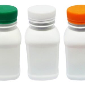 256 Frasco Plástico Branco Pet 200ml Tam Rosca C/ Lacre Qua