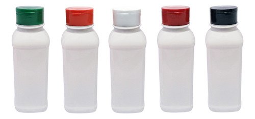 1254 Frascos Plástico Branco Pet 300ml Tampa Peneira Qua - Imagem 2