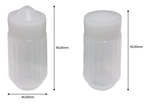 Kit C/ 5 Peças Bisnaga Catchup/mostarda E Saleiro/paliteiro - Imagem 6