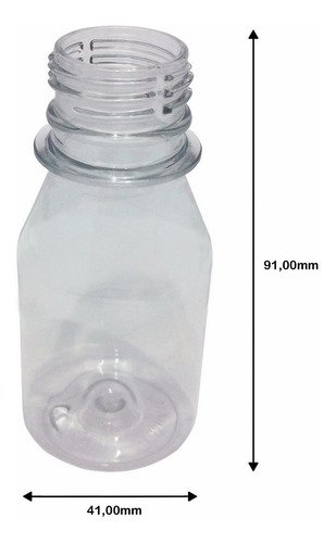 450 Frascos Plásticos Cristal 60ml Válvula Bico Pato S Far - Imagem 5
