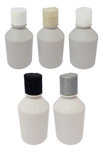 180 Frascos Plástico Branco Pet 250ml C/ Tampa Disktop Far - Imagem 3