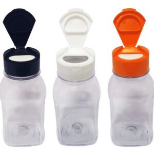 24 Frascos Plástico Cristal Pet 200ml Tampa Fliptop Cap Qua