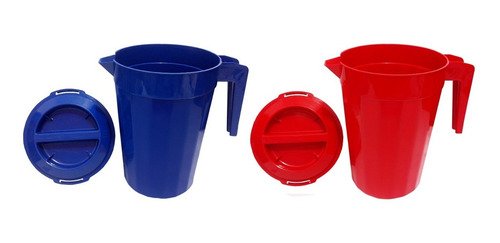 1 Jarra Plástica Colorida De 2l Lavável C/ Tampa E 6 Copos - Imagem 4