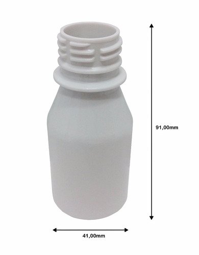 20 Frascos Plástico Branco Pet 60ml Vazio C/ Tampa Fliptop - Imagem 6