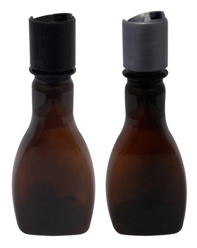 378 Frascos Plástico Âmbar Pet 200ml C/ Tampa Disktop Mol - Imagem 2