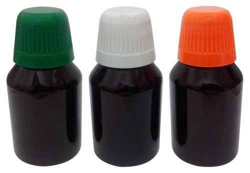 939 Frasco Plástico Âmbar Pet 100ml C/ Tampa Dosadora 20ml - Imagem 2