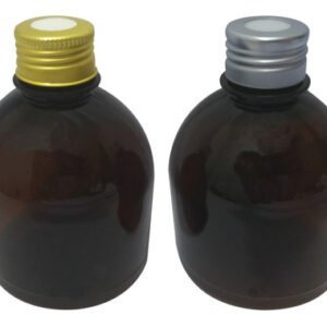 18 Frasco Plástico Âmbar Pet 300ml Tampa Difusor C/ F Sab