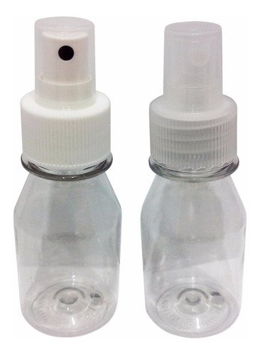 216 Frascos Plásticos Cristal 60ml Vazio C/ Válvula Spray S