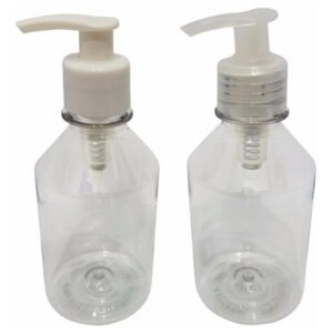 86 Frascos Plástico Cristal 250ml Válvula Bico Pato S Far