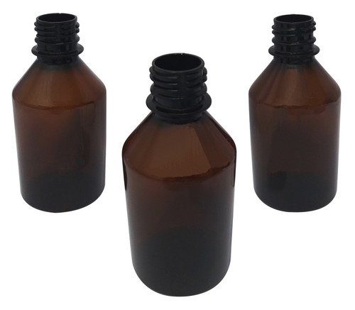 180 Frascos Plástico Âmbar Pet 250ml C/ Tampa Disktop Far - Imagem 4