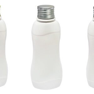 486 Frascos Plástico Branco Pet 200ml Tampa Aluminio S/ Cat