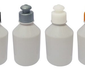 20 Frascos Plástico Branco Pet 250ml C/ Tampa Pushpull Far