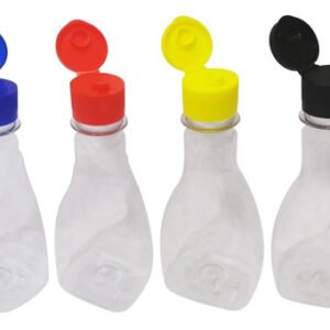 26 Frascos Plásticos Cristal Pet 200ml C/ Tampa Fliptop Mol