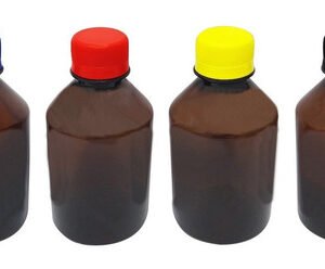 180 Frascos Plástico Âmbar Pet 250ml Tampa Rosca Lacre Far