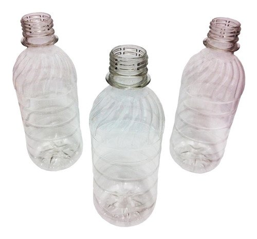 140 Frascos Plástico Cristal Pet 330ml C/ Tampa Pushpull Suc - Imagem 3