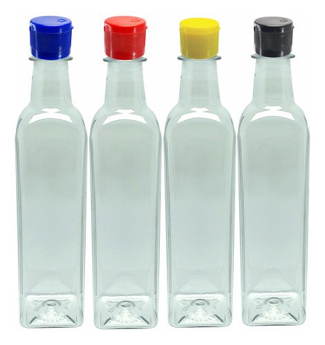 241 Frascos Plástico Cristal Pet 500ml C/ Tampa Fliptop Aze - Imagem 2