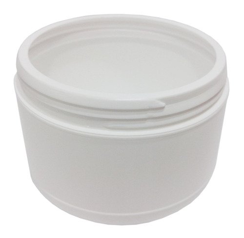 4 Potes Plásticos Branco De 210ml Vazios Com Tampa Rosca - Imagem 3