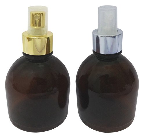 151 Frascos Plásticos Âmbar Pet 300ml Válvula Spray L Sab