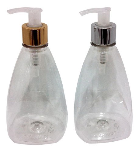168 Frascos Plástico Cristal 500ml Válvula Bico Pato L Pir