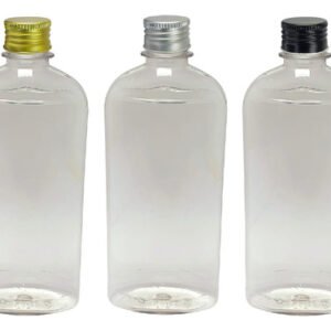 64 Frascos Plástico Cristal Pet 400ml Tampa Aluminio S/ Min