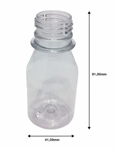 1218 Frasco Plástico Cristal Pet 60ml C/ Tampa Dosadora 20ml - Imagem 6